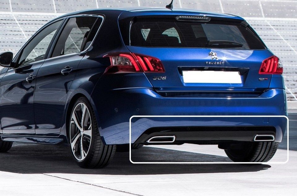 LIP SPOILER DIFUSOR ABA EMBALADEIRAS Laminas Pala PEUGEOT 308 GT LINE