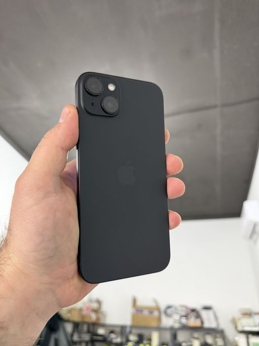 Apple iphone 15+ 128 gb 92% айфон 15 плюс чорний