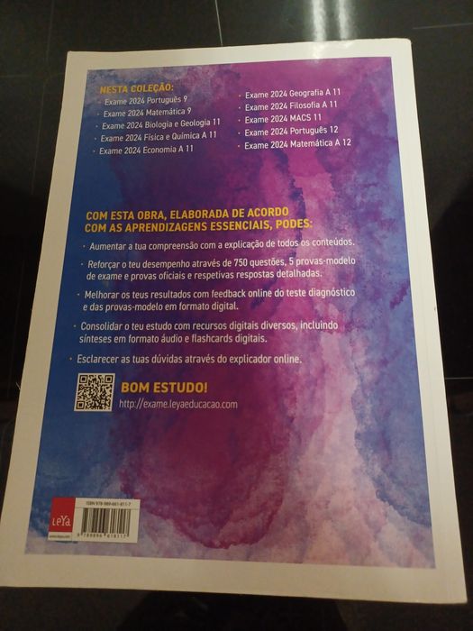 Livro de preparação para exame de Português - 9 Ano