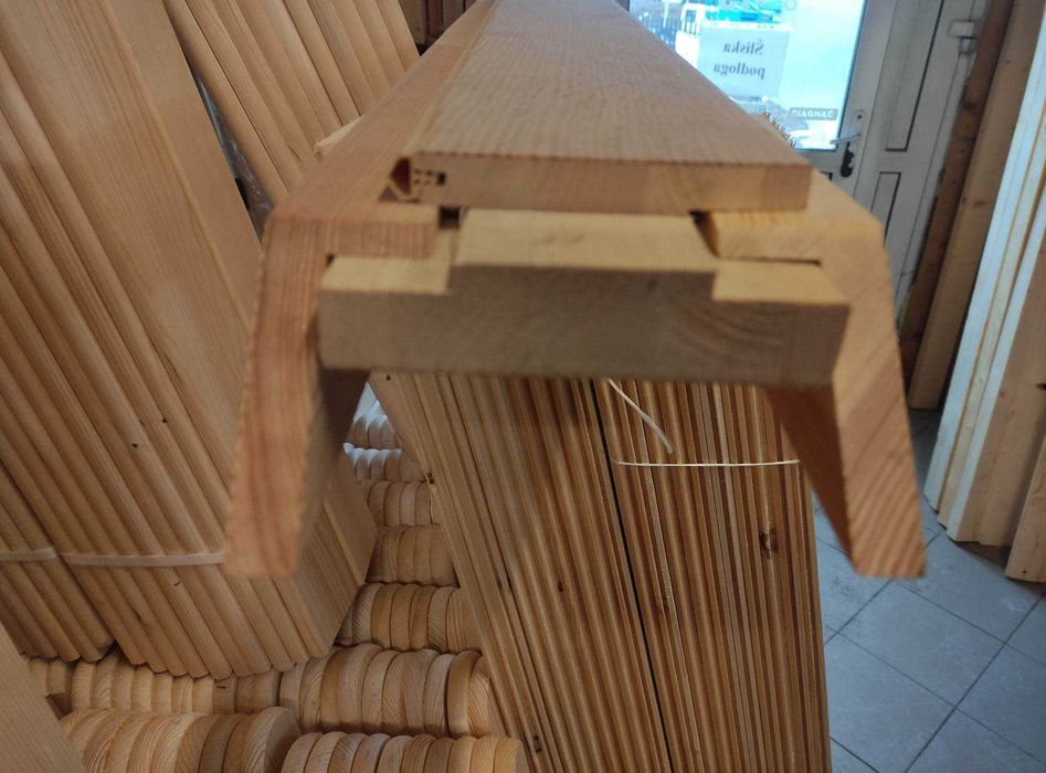 Podbitka. Boazeria, Deski Tarasowe i elewacyjne, drzwi kantówki