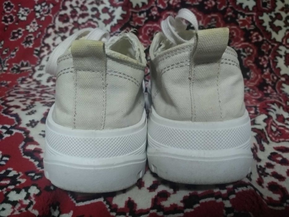 Кеди кросівки котонові WHITE р.36