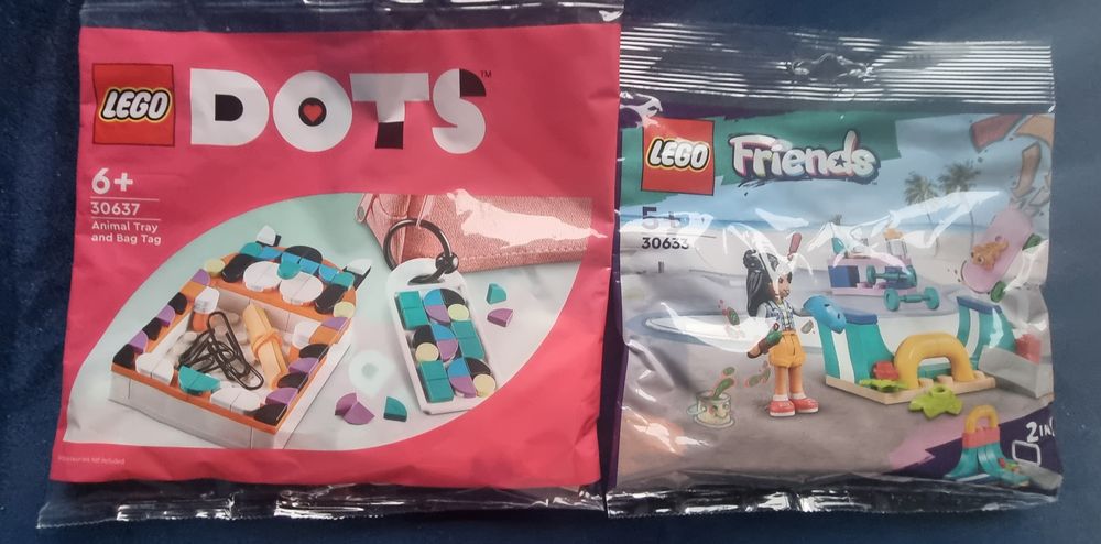 Lego 30637 Dots i 30633 Friends 2 x polybag