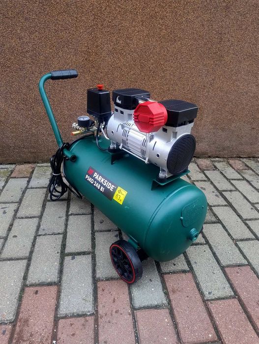 Kompresor bezolejowy Parkside PSKO 248 A1 24 l 8 bar