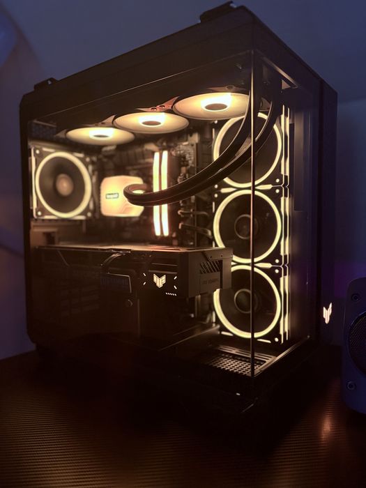 Super Mocny Komputer High-End RTX 5070Ti Ryzen 7800X3D DDR 5 TUF