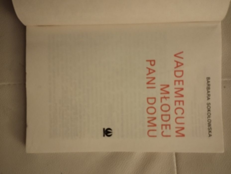 Sokołowska Vademecum młodej pani domu