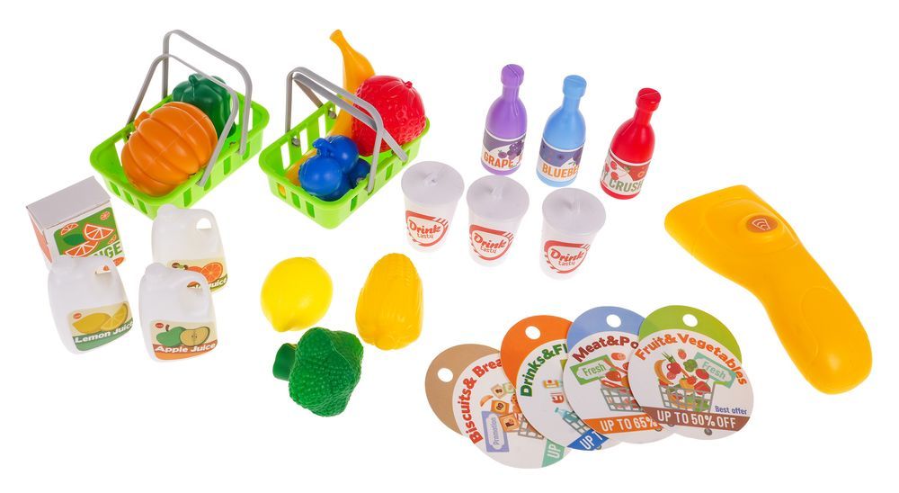 Jeżdżacy Dinozaur + Sklep Spożywczy 2W1 Dla Dzieci 3+ Atrapy Produktów