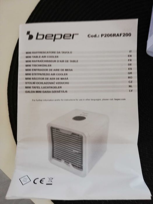 Beper P206RAF200 mini chłodziarka, wentylator