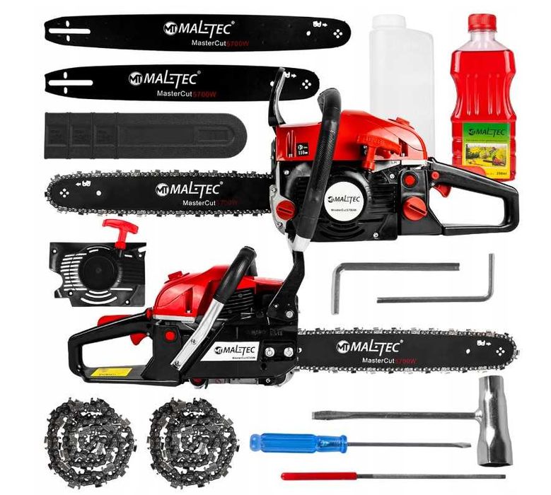 MOCNA PIŁA Łańcuchowa SPALINOWA Maltec 4200 W / 5,7 KM GRATISY NOWA!