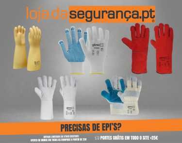 Luvas de Proteção Segurança Anti Vibração Motosserrista Têxteis