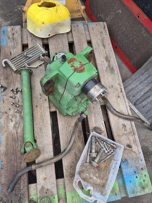 Wałek przedni wom john deere komplet