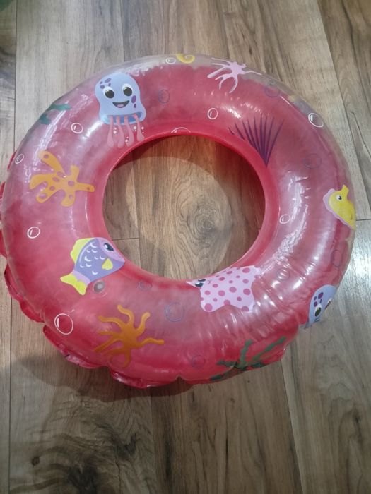 Playtive Dmuchane kółko dla dzieci 3-6 lat czerwone