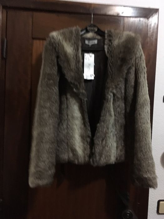 Casaco imitacao pelo