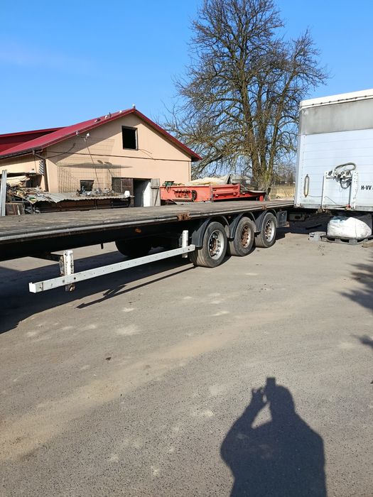 Naczepa platforma schwarzmuller na słomę lub gabaryty