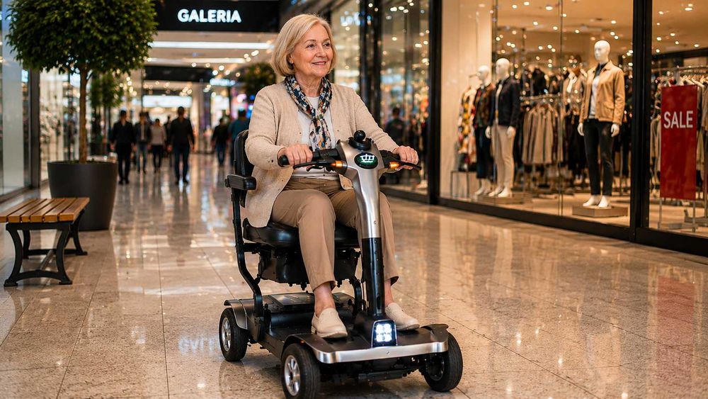 Nowość Skuter składany dla seniorów i nie tylko.