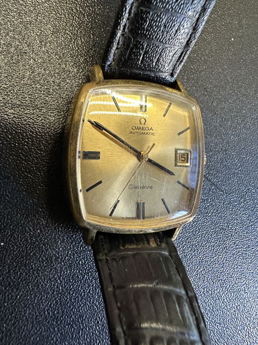 Omega Genève TV Case Automatic Cal. 565 – używany, stan dobry