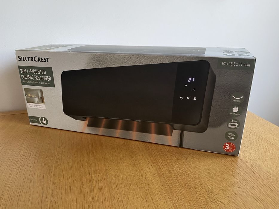 Ceramiczny termowentylator ścienny Silver Crest