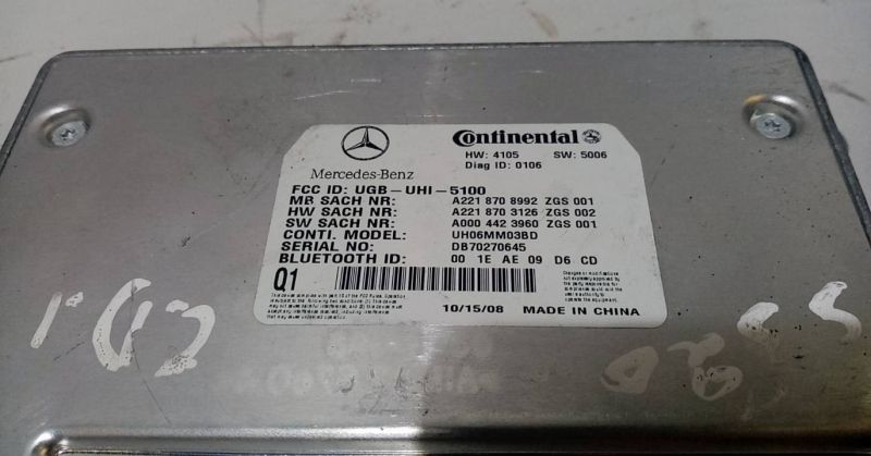 Módulo USB / AUX / IPOD MERCEDES-BENZ Classe S (W221)