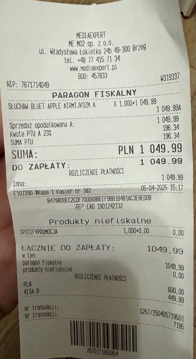 Sluchawki AirPods Pro 2 USB-C