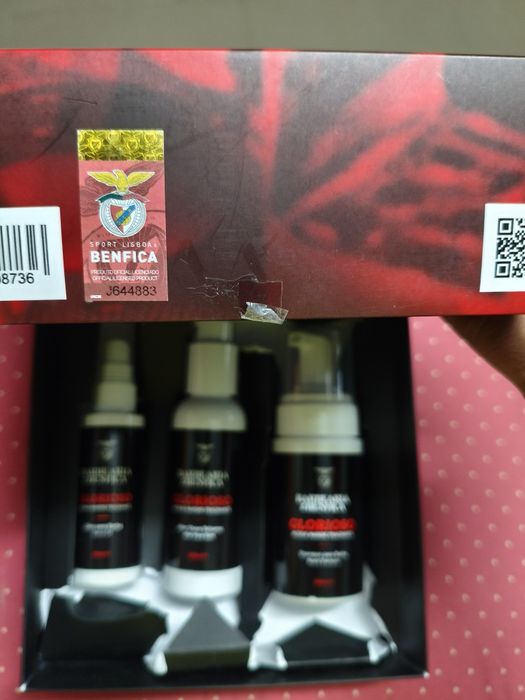 Benfica Shampoo de barba, after suave bálsamo e óleo para barba