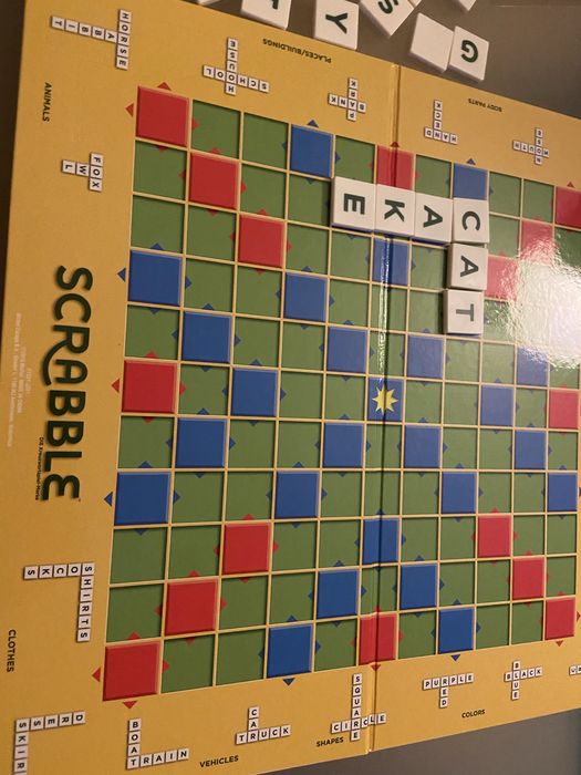 Jogo de scrabble infantil - aprender ingles