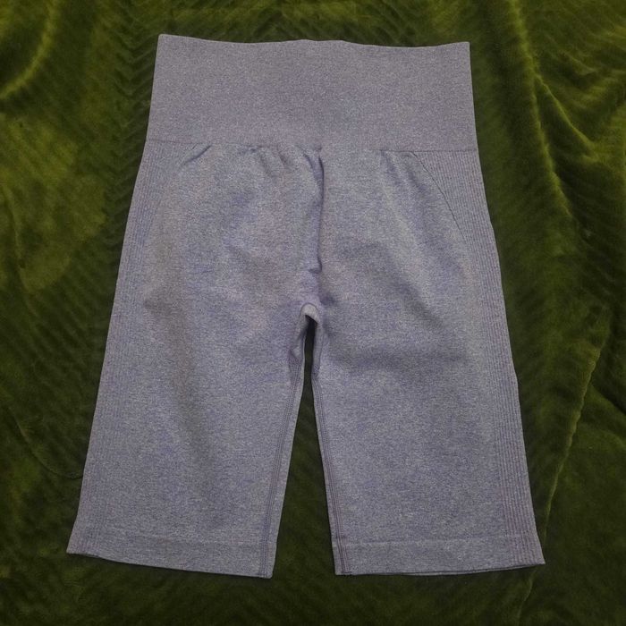 Szorty kolarki modelujące push up L | wysoki stan | fioletowe