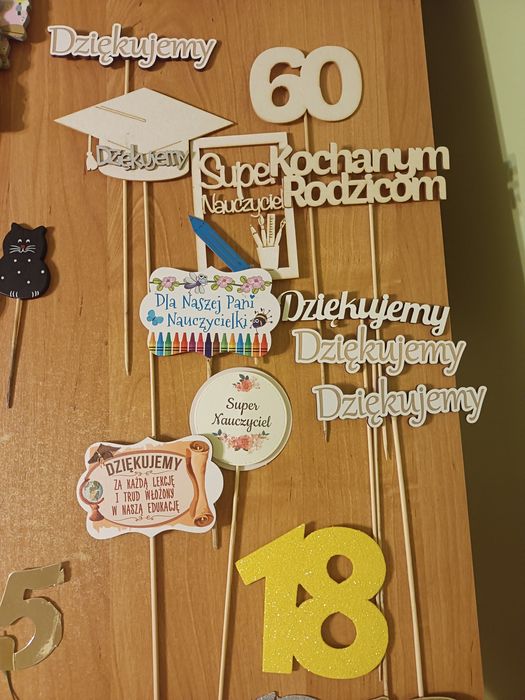 Topery ozdobne różne