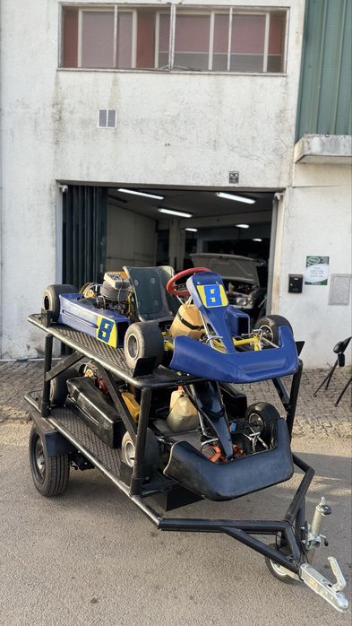 2 karts + reboque