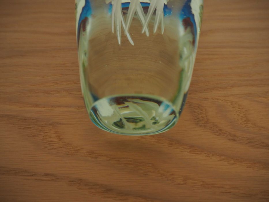 Szklany przycisk do papieru na biurko meduza wys.16 cm