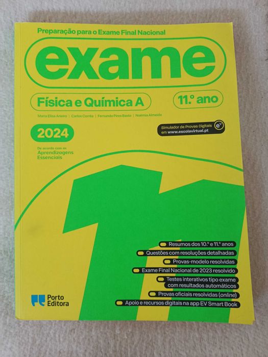 Livro de Preparação para Exame Nacional de Física e Química A