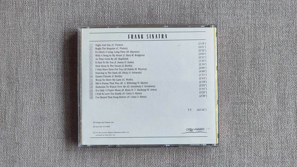 Frank Sinatra (CD com 16 dos seus maiores êxitos)