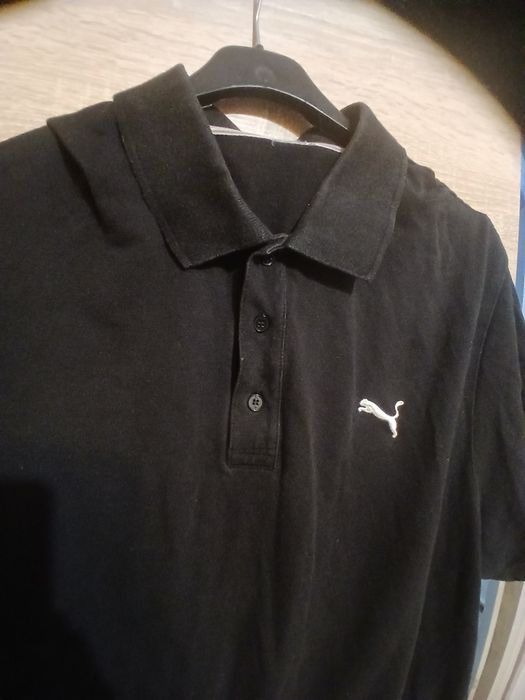 Czarna koszulka polo