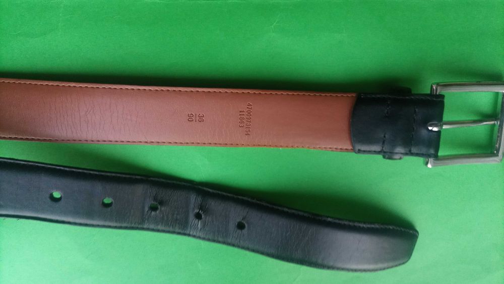 Lauren Ralph Lauren pasek męski skórzany