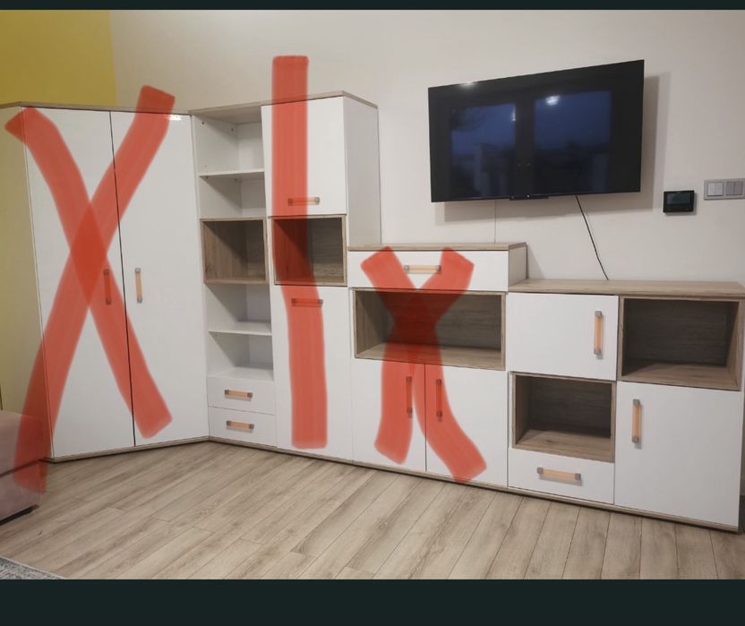 Regał i mała komoda meble Wójcik model AMAZON