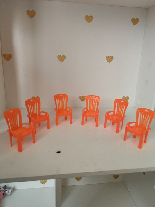 Стільці меблі для маленьких лялечок