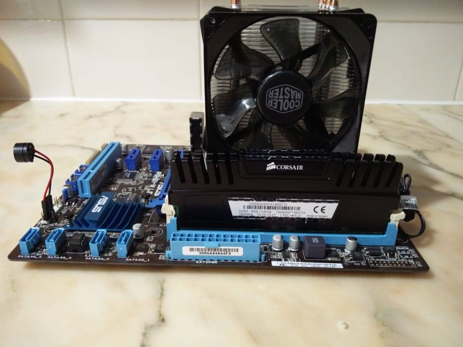 RAM Memory, Motherboard, Processor, and CPU Cooler447122621785722884