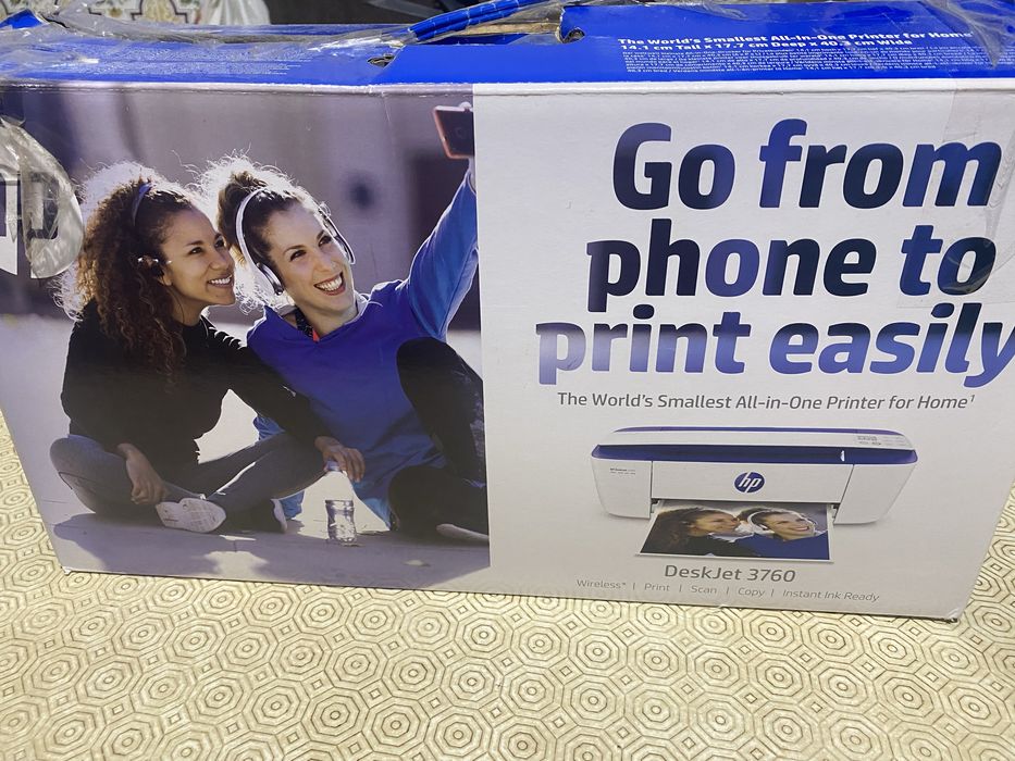 Impressora HP DeskJet 3760 Multifuncional Wi-Fi – Seminova/Excelente Estado