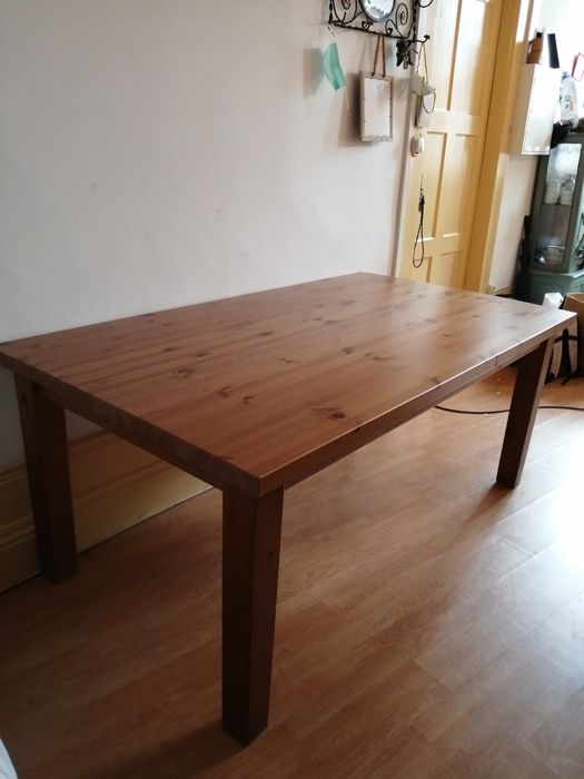 Mesa Jantar Ikea Forsby Pinho maciço