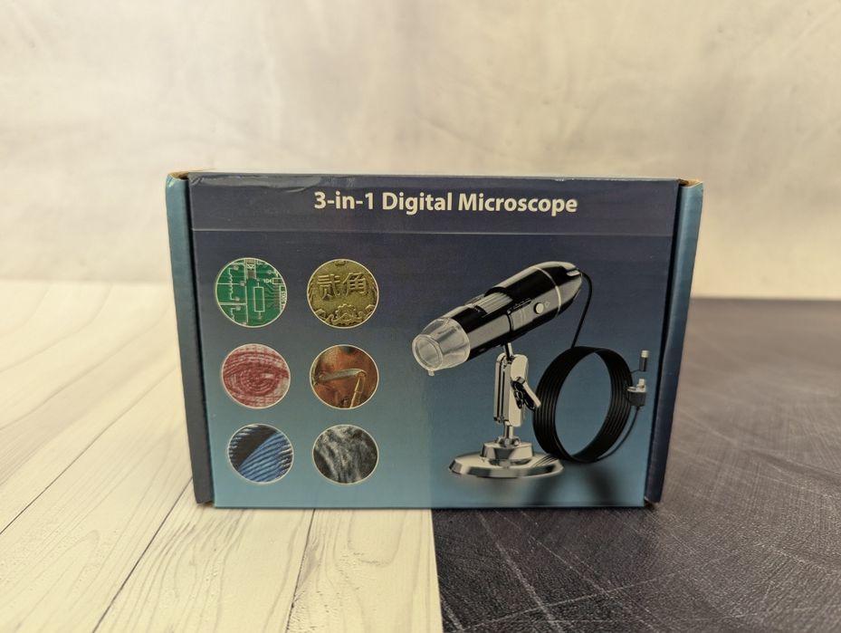 Цифровий електронний мікроскоп 3 в 1 600 x зближення/ микроскоп