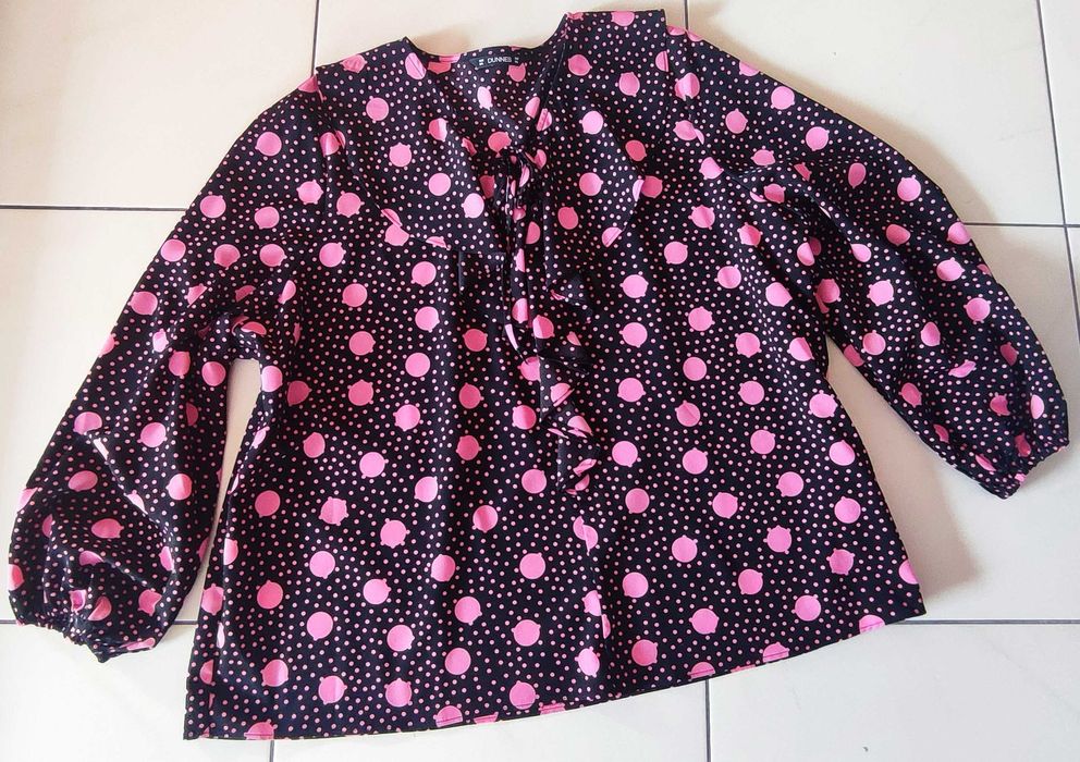 Dunnes stores Śliczna bluzeczka w kropki 52/54 (XXL)