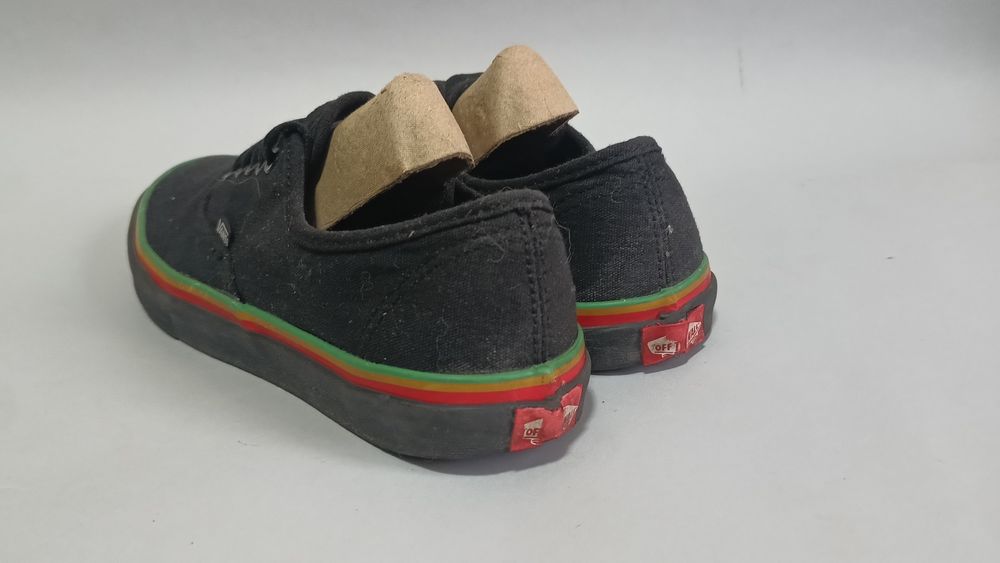 Кеди Vans Authentic (Rasta) Black, 40 розмір