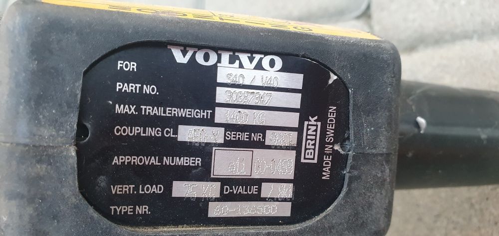 Фаркоп до Volvo S40/V40