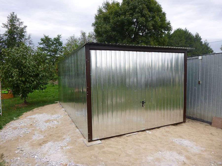 Garaż Blaszany Blaszak na budowę Garaże 3x5 3x6 4x5 4x6