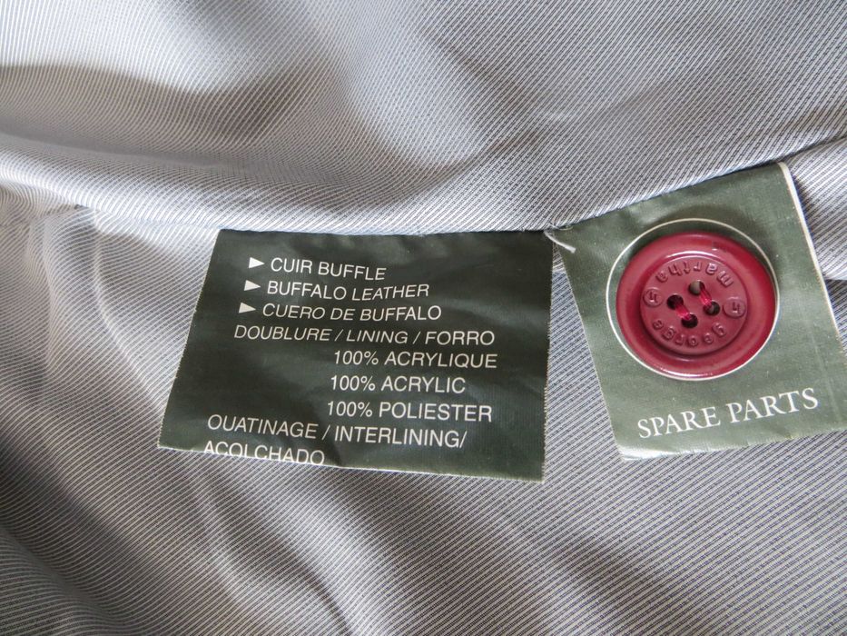 Casaco pele de búfalo de mulher George N Martha NY