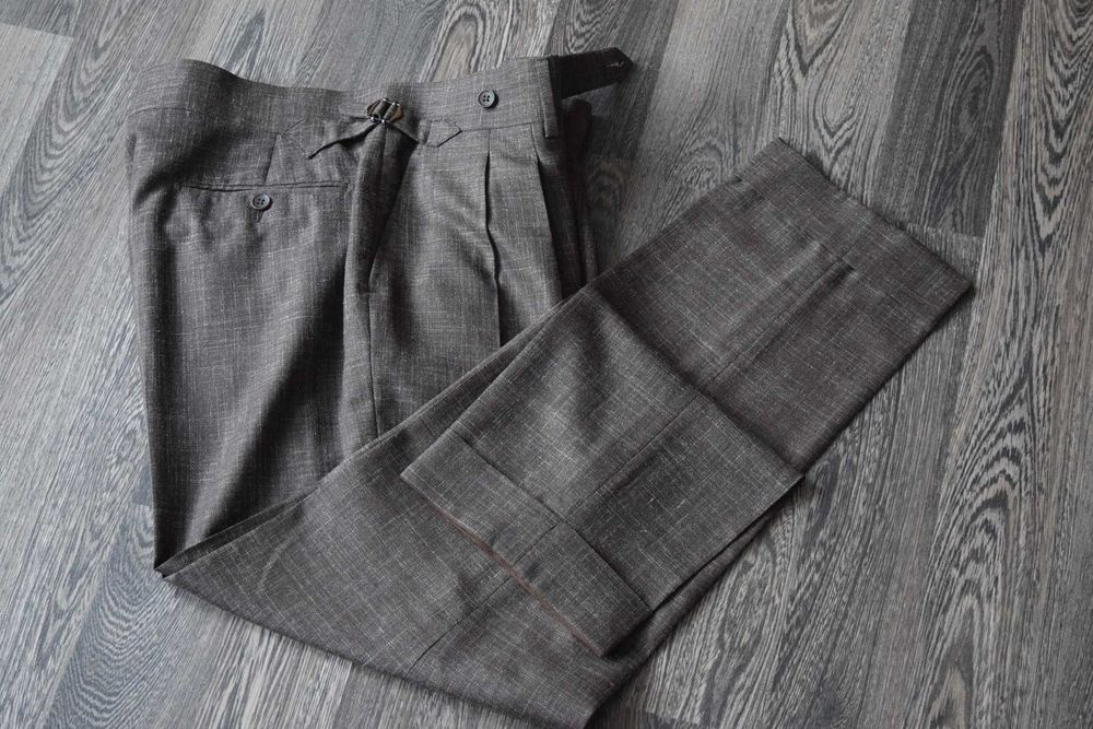 Brązowe spodnie Suitsupply MTO, rozmiar 50. OSTATNIA OBNIŻKA