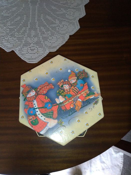 Conjunto de Caixas Decorativas de Natal