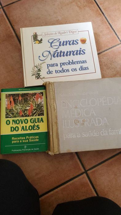 Conjunto de livros de Plantas e Curas Naturais