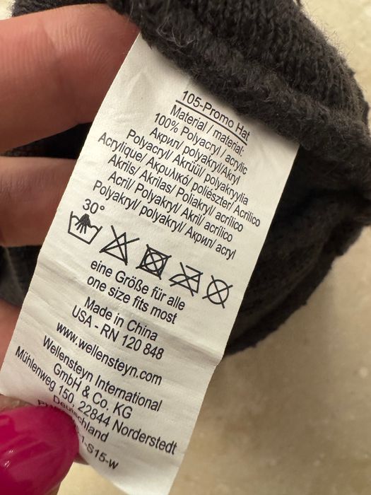 Wellensteyn logowana ciepła czapka extra stan,.Jak nowa, duże logo