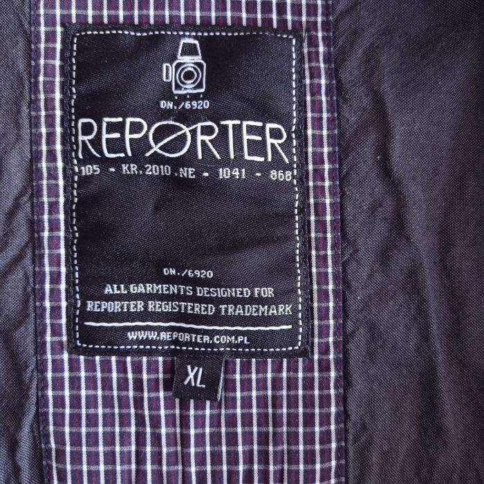 Koszula męska burbngdowy krata Reporter rozmiar XL