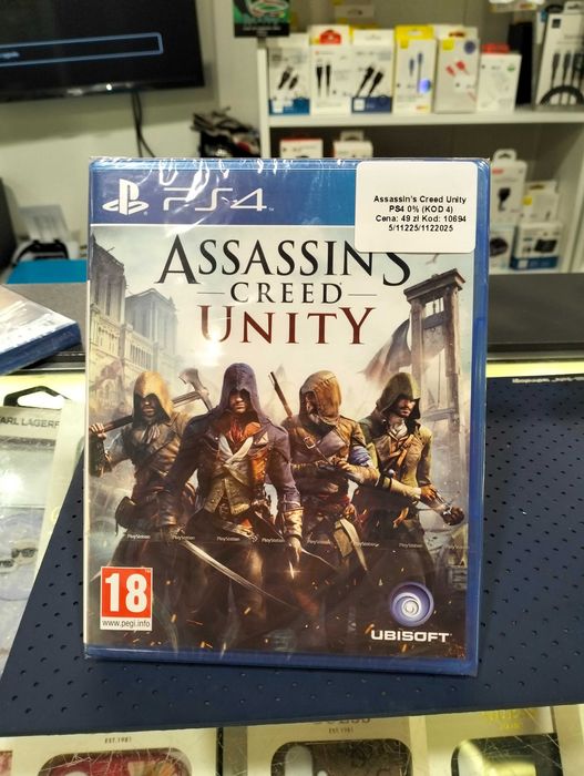Assassin's Creed Unity PlayStation 4 PS4 Sklep Ostróda