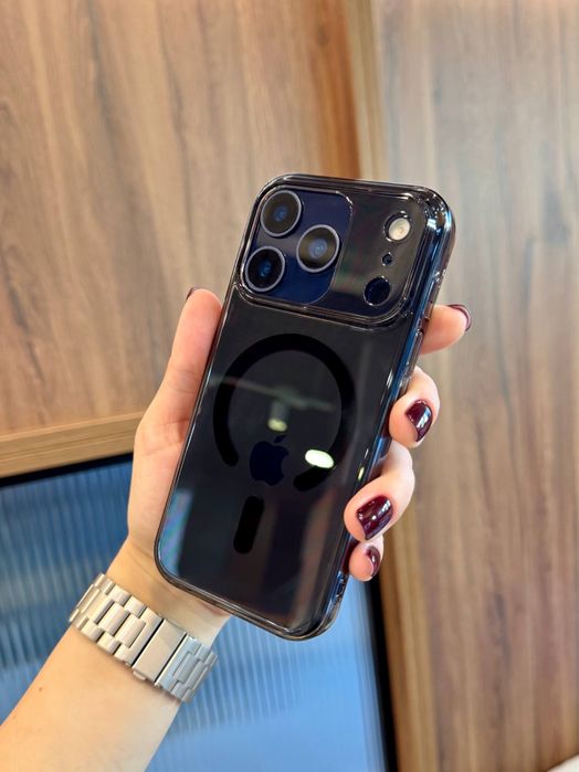 Чохол прозорий iPhone 17 Pro Max чехол MagSafe айфон про макс акрил